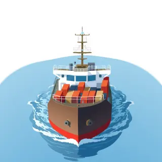 رسم توضيحي لكلمة ship