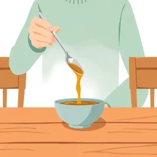 رسم توضيحي لكلمة spoon