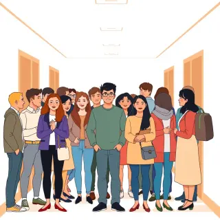 رسم توضيحي لكلمة people