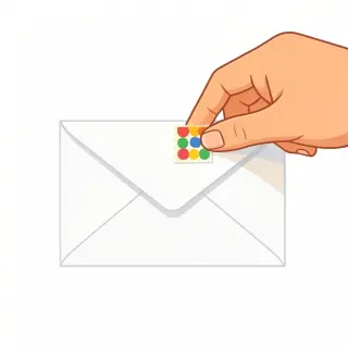 رسم توضيحي لكلمة stamp